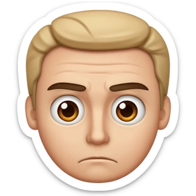 unamused face emoji closely matching the 😒 emoji sticker