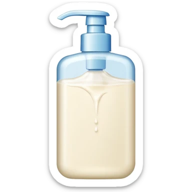 White Shower Gel sticker