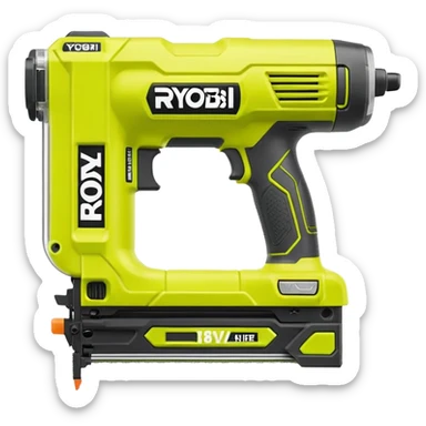 RYOBI 18V ONE+ AirStrike 18-Gauge Cordless Brad Nailer   sticker