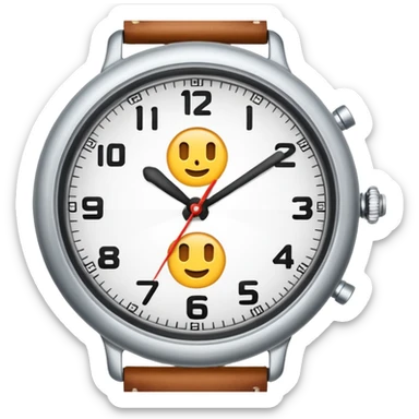 analog watch sticker