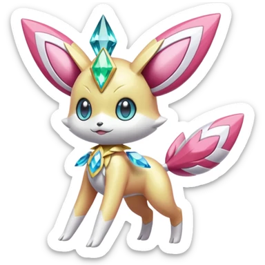 Palkia-Diancie-Victini-Jirachi-Meloetta-fusion  sticker
