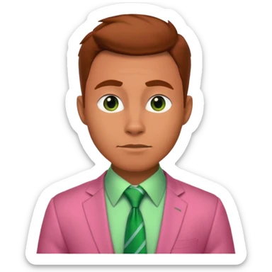 Nick Wilde (pink shirt, green tie, no suit) from the Zootopia Disney movie sticker