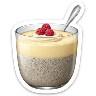 chia seed pudding sticker