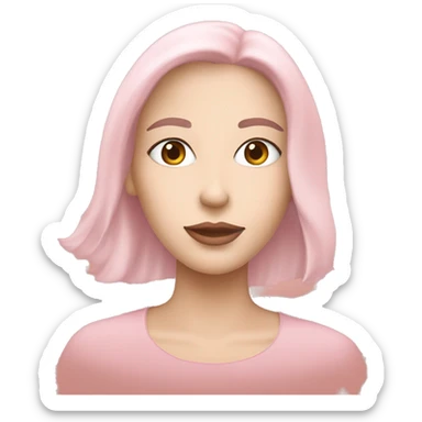 A light pink drawing of a woman, perfect for instastoriesA light pink drawing of a woman, perfect for instastories sticker