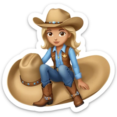 girl rodeo sticker
