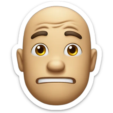 create an emoticon that shows the expression that you find something completely stupid. sticker