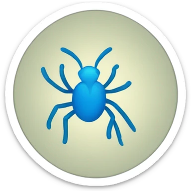 Tick in blue circle sticker