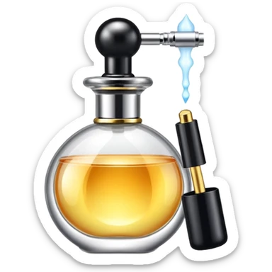 Créame un emogi con el perfume q aparese en los regalos de tiktok sticker