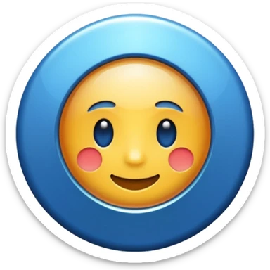 Badge bleus fb sticker