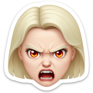 Angry karen sticker