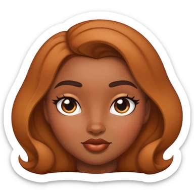 Girl with exaggerated curves sticker