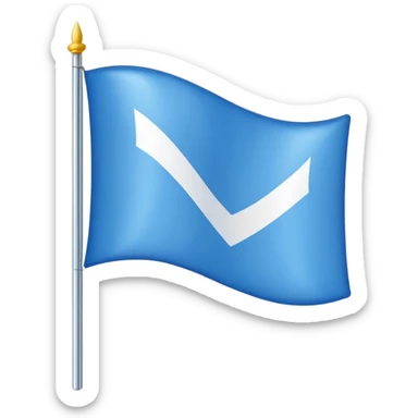 I want to create my own flag. That looks like a verified badge for Instagram. sticker
