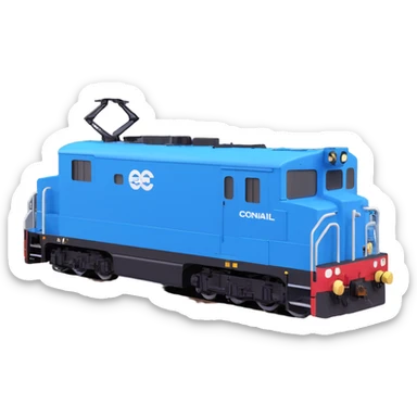 Conrail electric boxy locomotive sticker