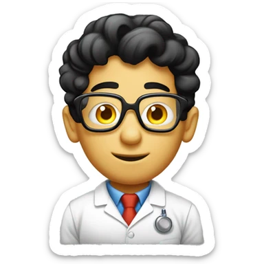 genious nerd scientist cool tshirt black hair with light beer sticker