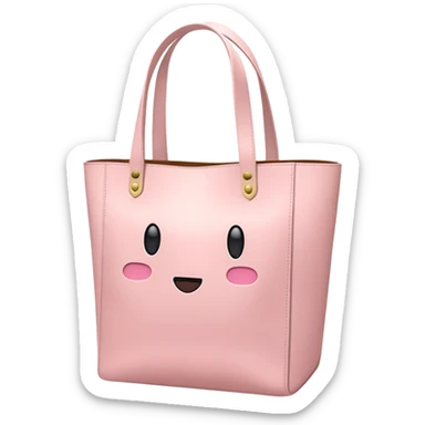 Light Pink totebag sticker