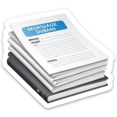 Documents for a mortgage in Dubai sticker