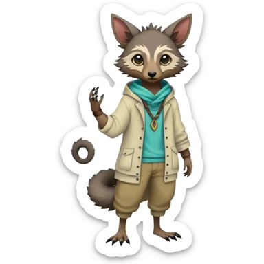 Modern Vernid-Trico-species by LiLaiRa full body sticker
