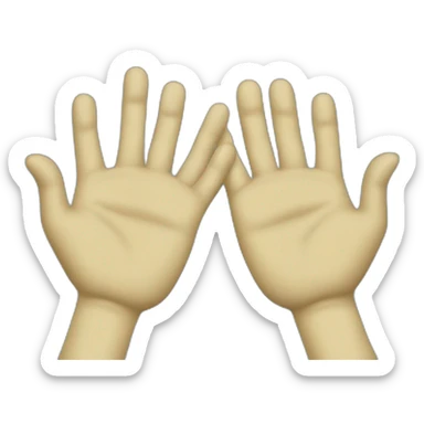 mr burns hands sticker