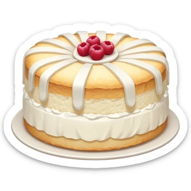 angel foo cake sticker