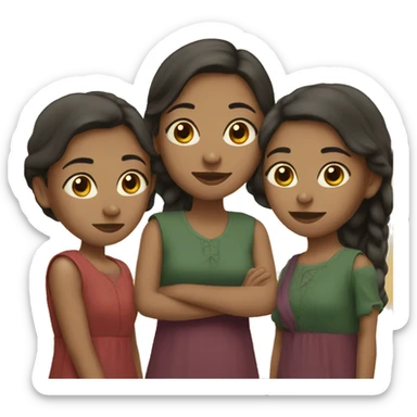 Three sisters sticker