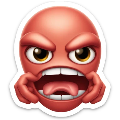 Angry  uterus sticker