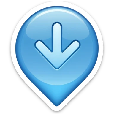 Blue tick mark sticker