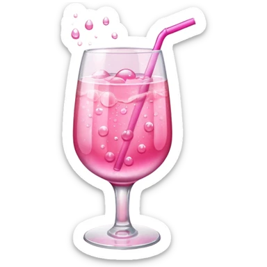 pink drinks sticker
