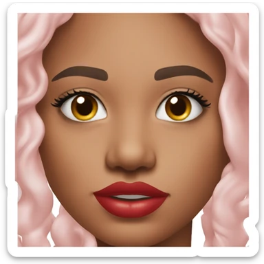 glossier lip balm dot com sticker