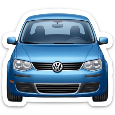 BLUE volkswagen Jetta 2003 sticker