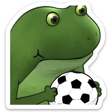soccer ball sticker