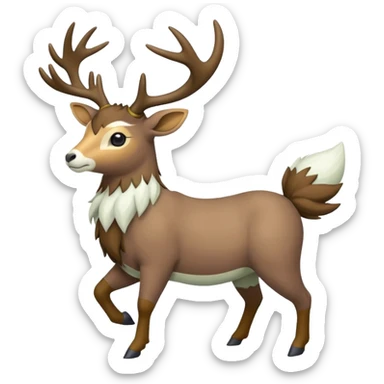 Stantler-Skiddo-Amaura-Mudbray-Sawsbuck-Virizion-fusion  sticker