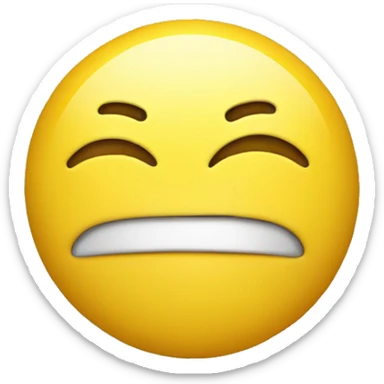 Yellow emoji thinking with heart eyes sticker