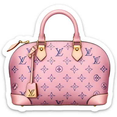 Pink Louis Vuitton bag  sticker