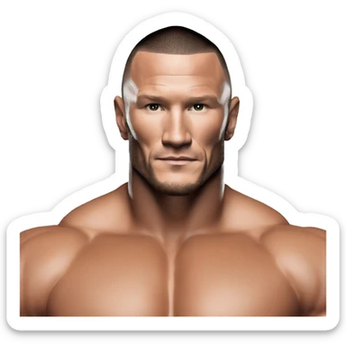 Randy Orton wwe superstar le plus réaliste possible  sticker