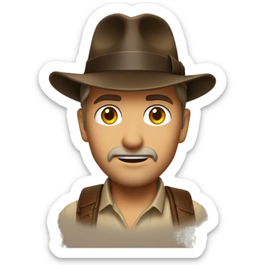 Indiana jones sticker