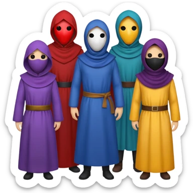 create an emoji for a group of actors with no face sticker