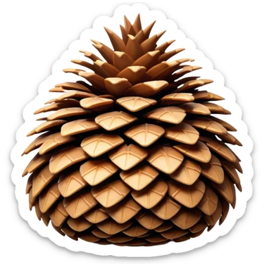 pinecone sticker