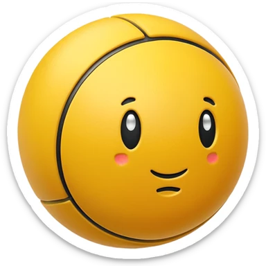 Pull-ball with MB written in the circle in on it sticker