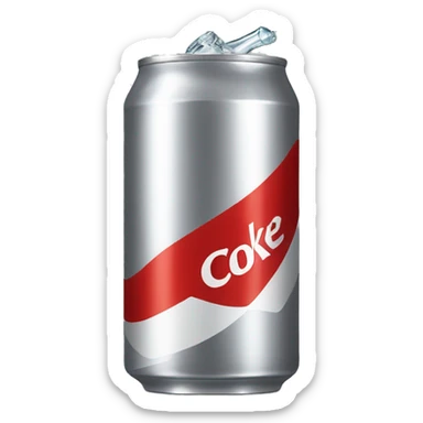 diet coke can sticker