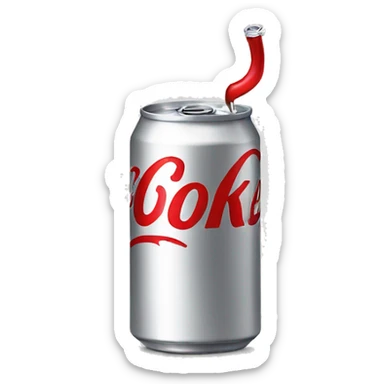 diet coke can sticker