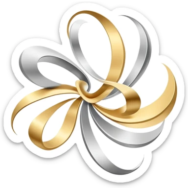 Ethereal floating abstract shapes with masculine energy aura, flowing movement, personal evolution symbol, minimal radiant forms sticker