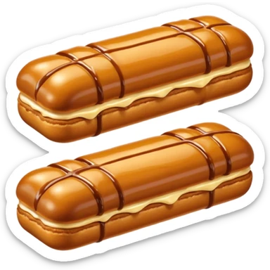 Female Butterscotch éclair combined  sticker