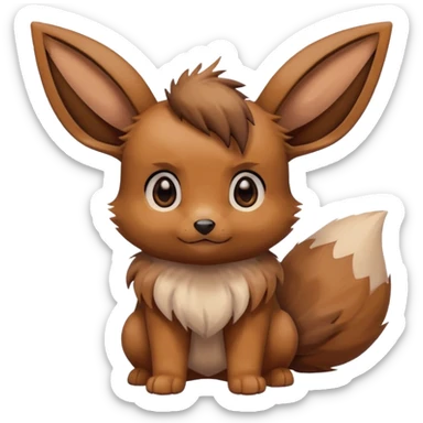 Eevee pokemon sticker