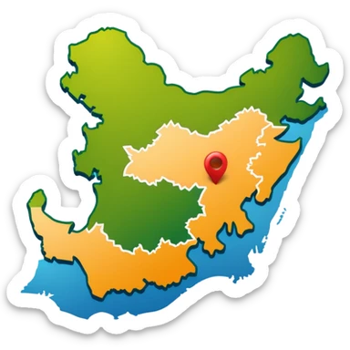 bangladesh map sticker