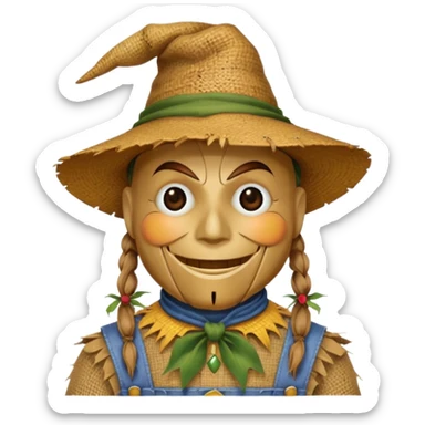 the scarecrow from the wizard of oZ sticker
