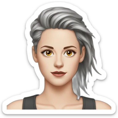 Kristen stewart gray sticker