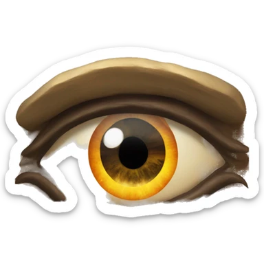 Eye of Sauron in Lord of the Rings style sticker