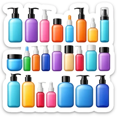 skin care products emoji sticker