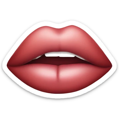 Sealed lips  sticker