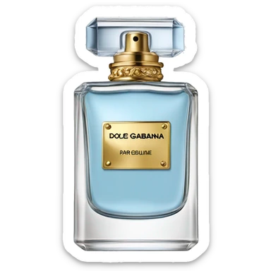 DOLCE AND GABBANA PARFUME LIGHT BLUE sticker